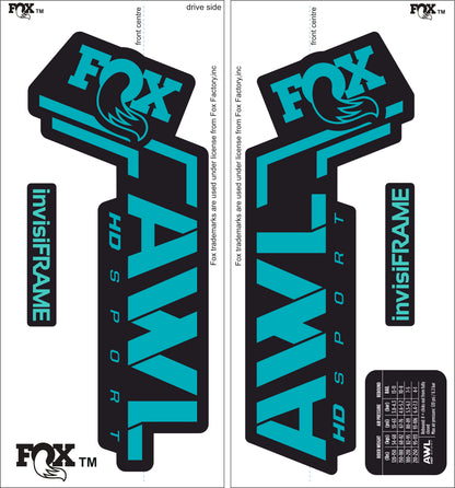 Fox AWL SPORT HD 2025 Decals