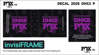 Fox DHX2 Performance 2026 Decals