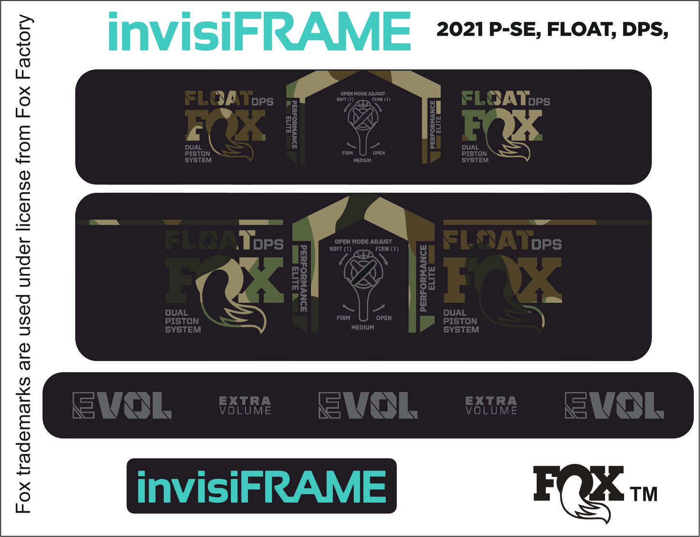 Fox Float DPS Performance Elite 2021 Decals