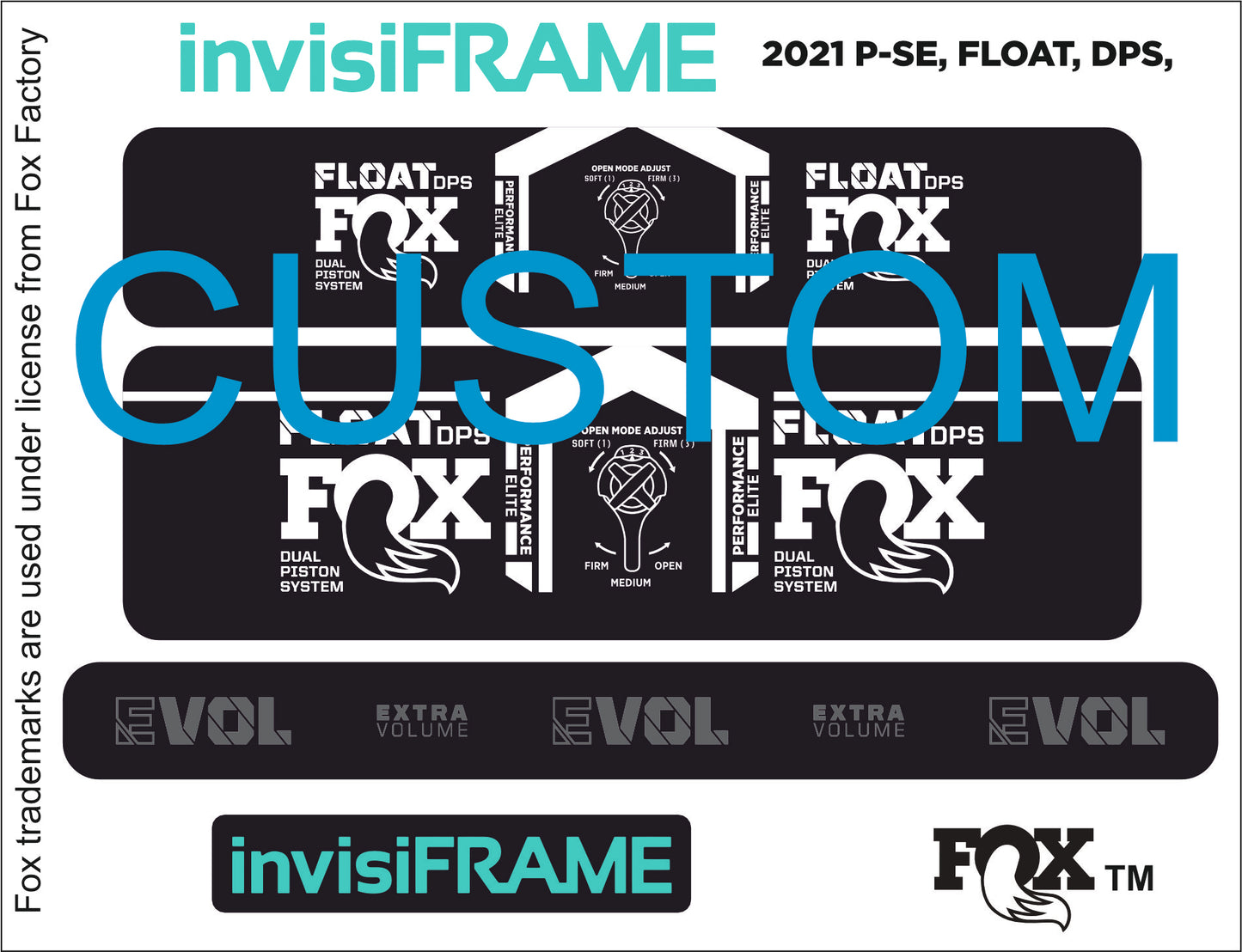 Fox Float DPS Performance Elite 2021 Decals