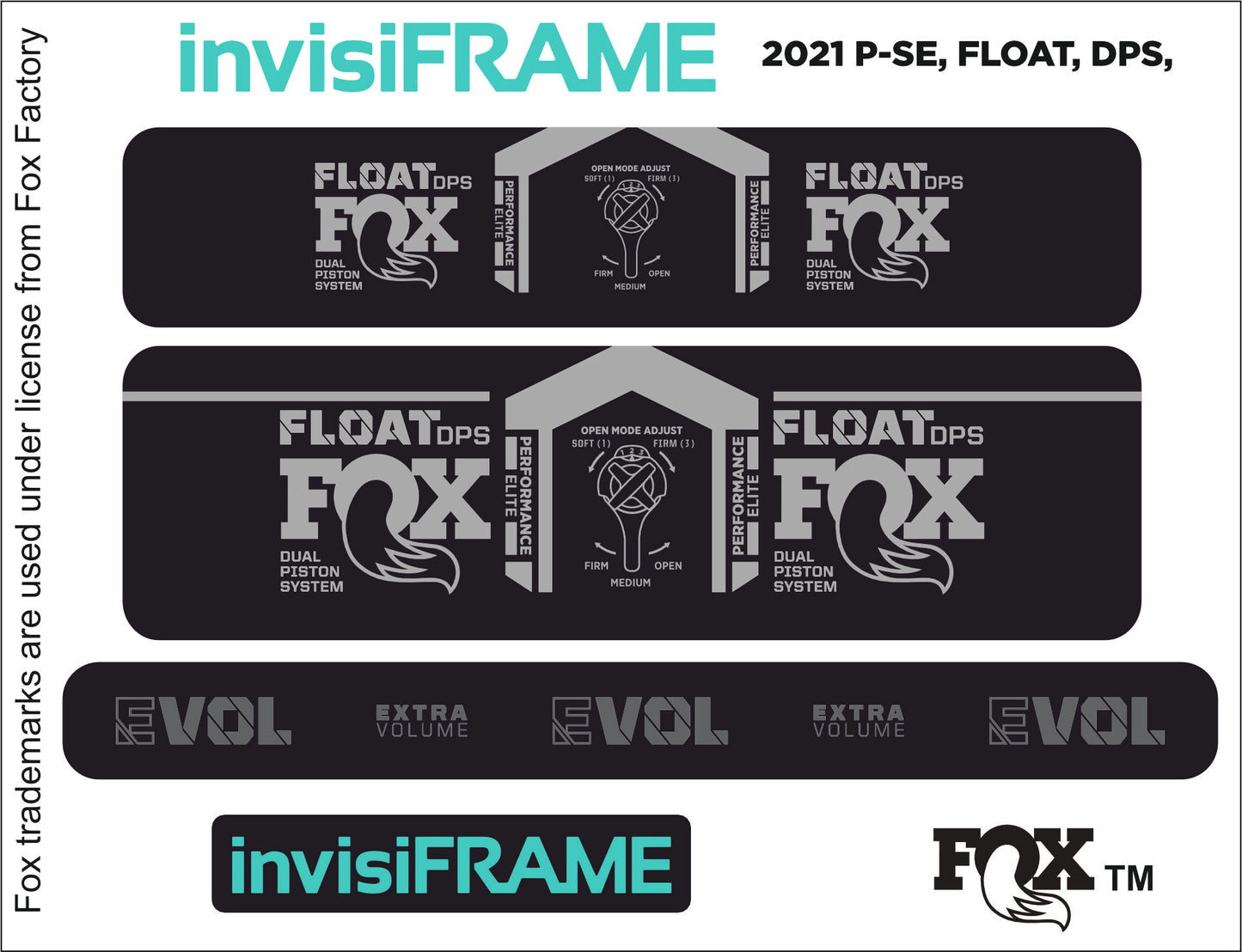 Fox Float DPS Performance Elite 2021 Decals