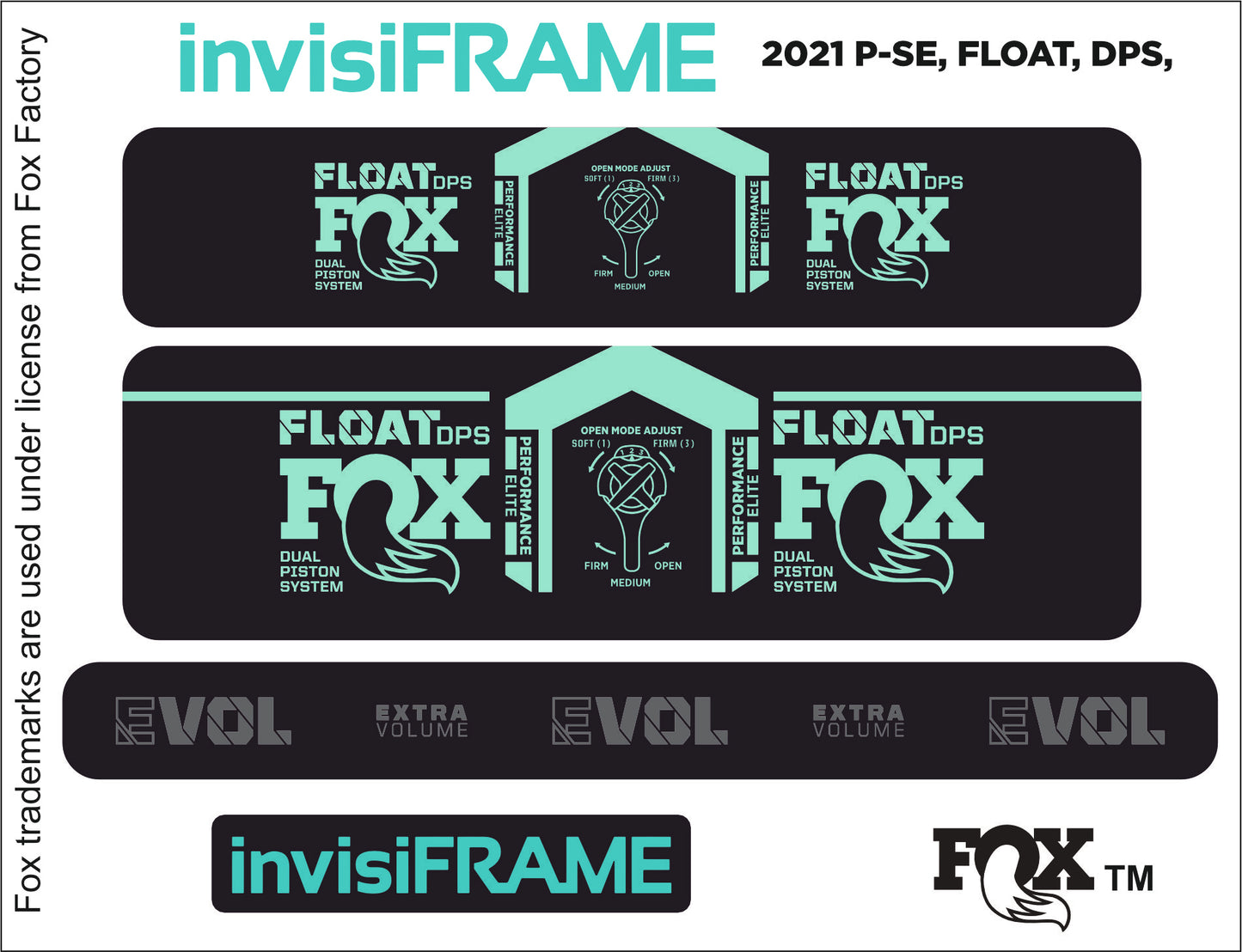 Fox Float DPS Performance Elite 2021 Decals