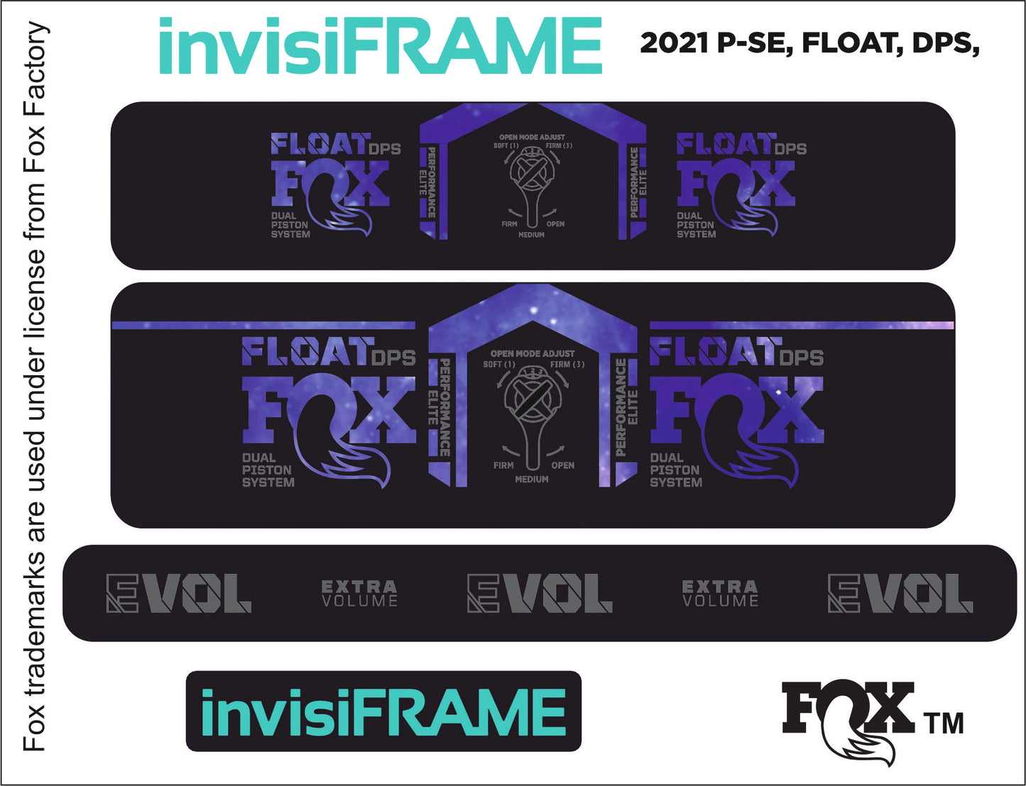 Fox Float DPS Performance Elite 2021 Decals