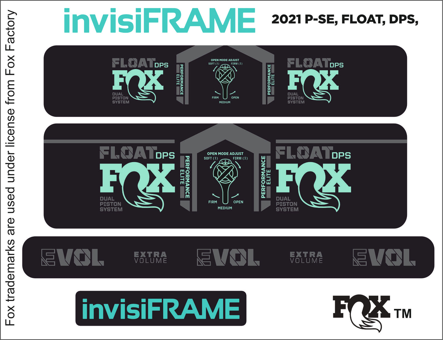 Fox Float DPS Performance Elite 2021 Decals