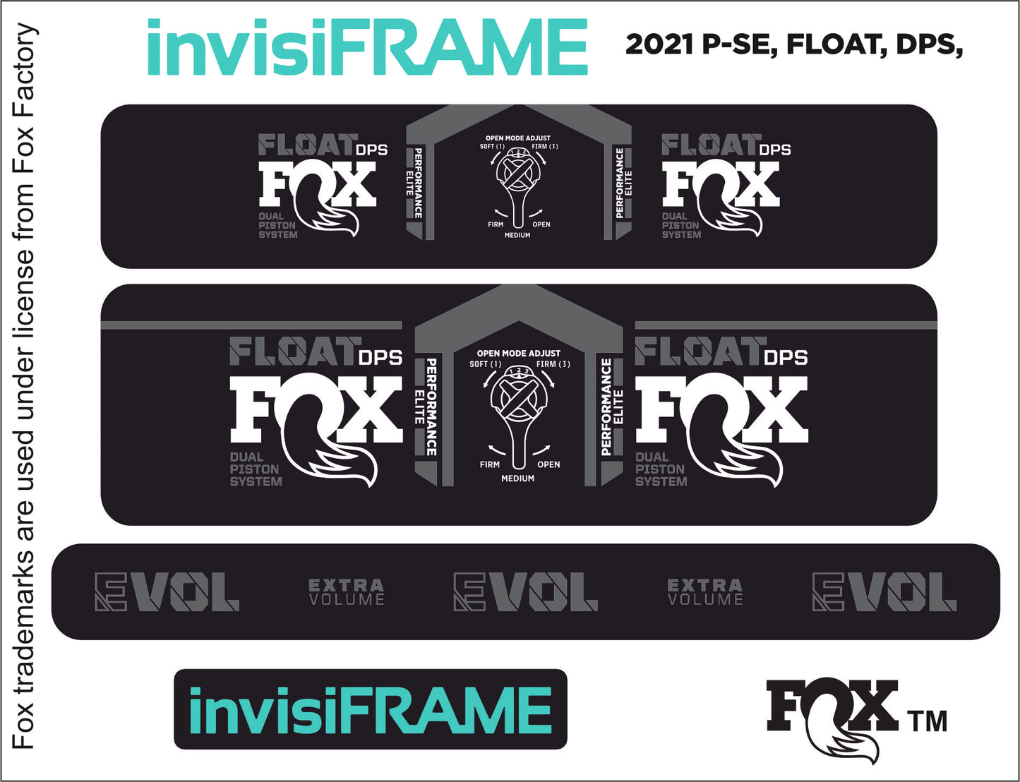 Fox Float DPS Performance Elite 2021 Decals