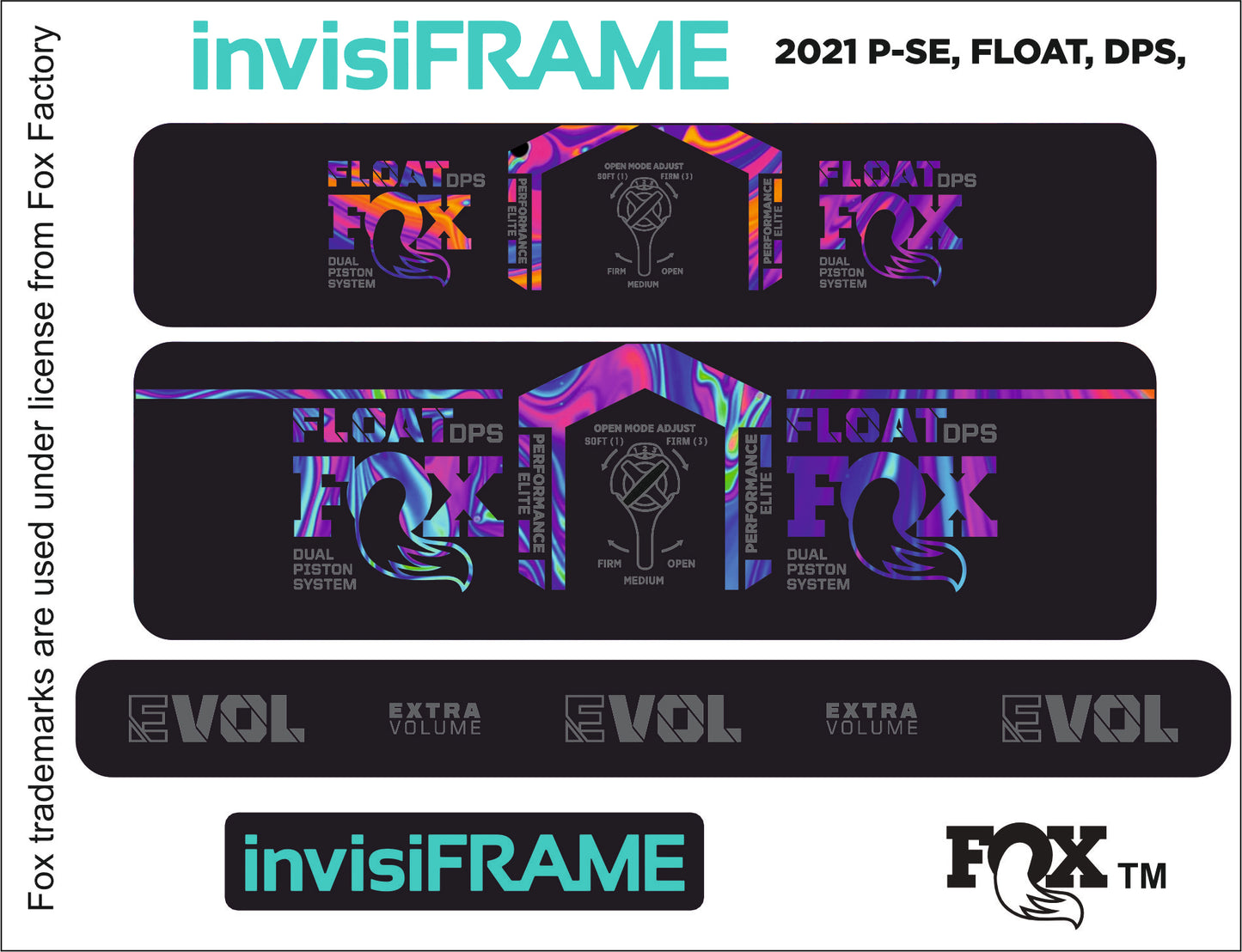 Fox Float DPS Performance Elite 2021 Decals