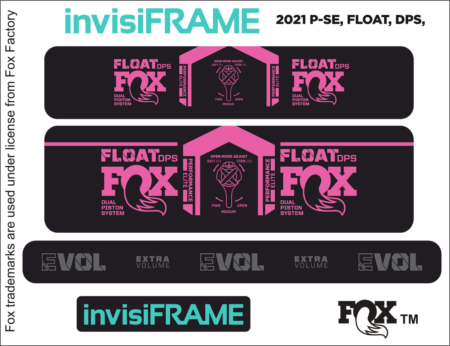 Fox Float DPS Performance Elite 2021 Decals