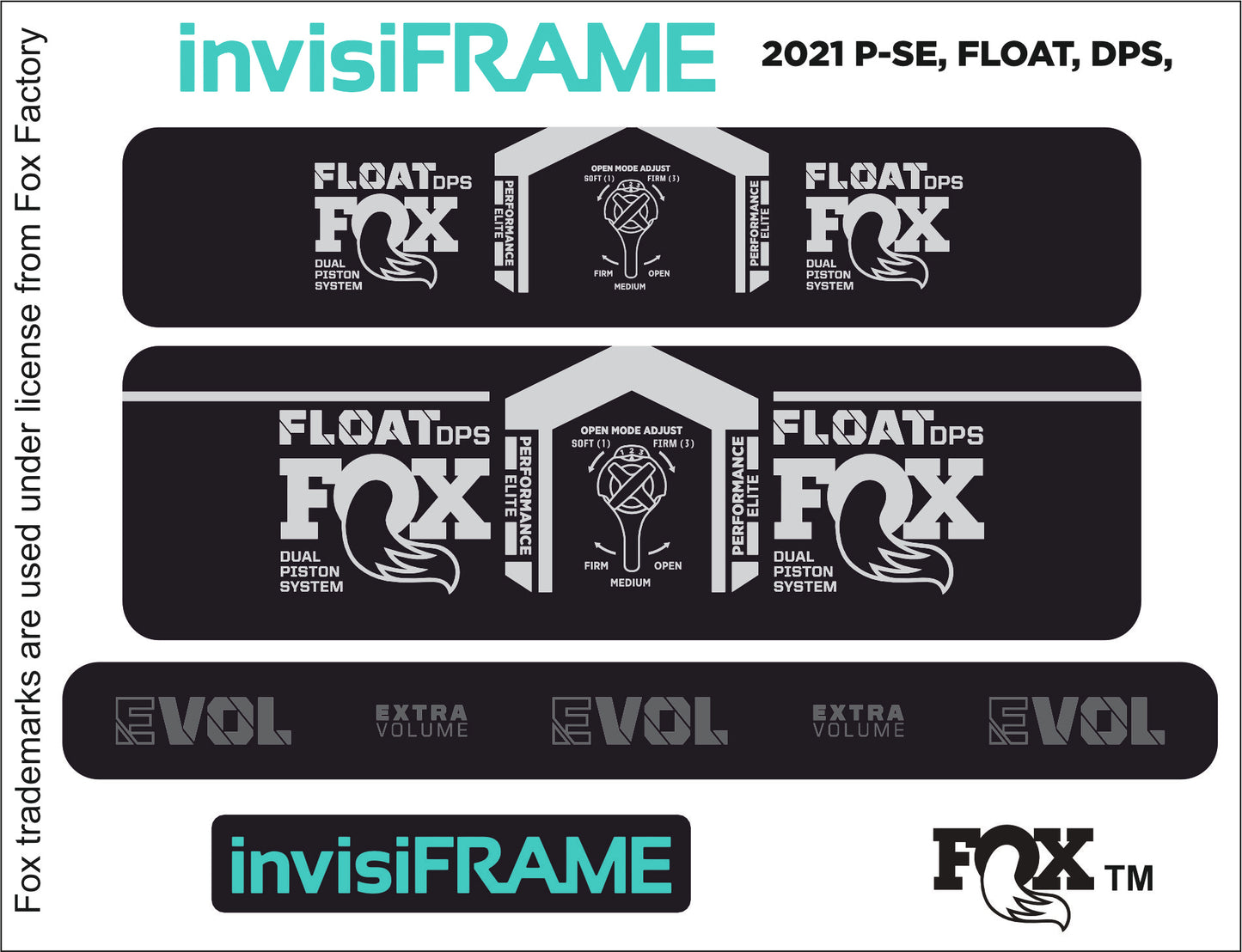 Fox Float DPS Performance Elite 2021 Decals