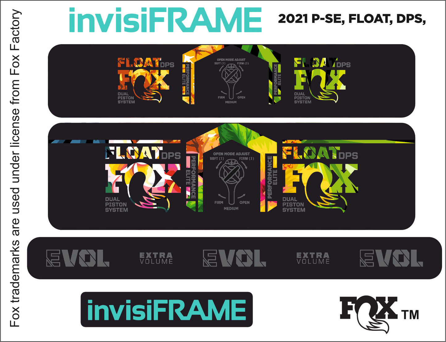 Fox Float DPS Performance Elite 2021 Decals