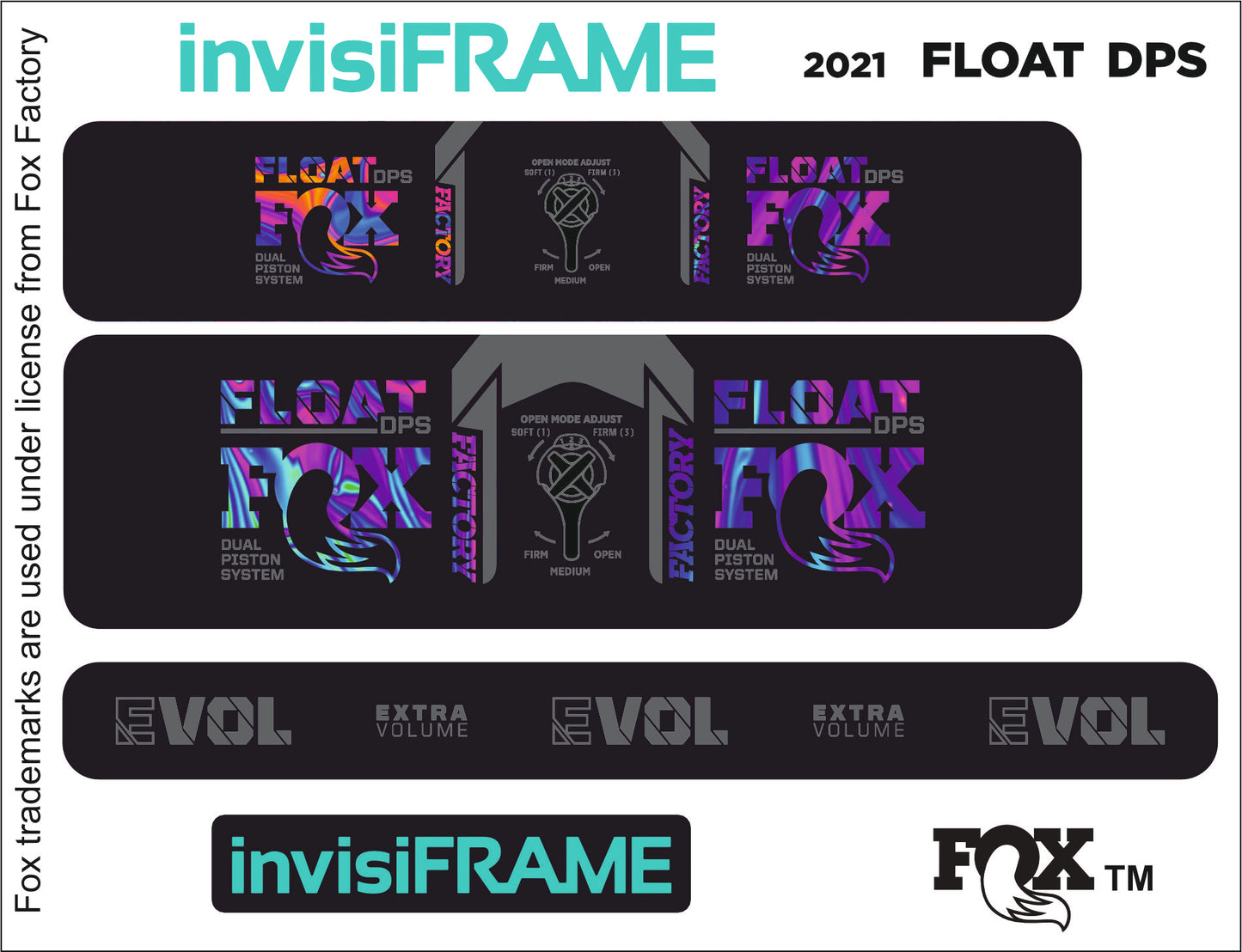 Fox Float DPS Factory 2021 Decal