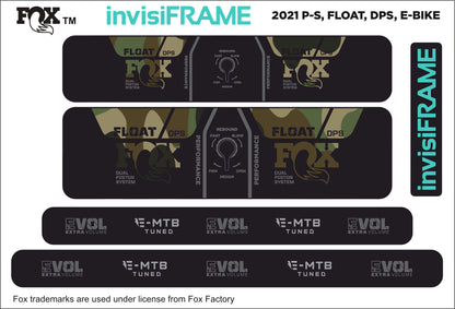 Fox Float DPS Performance E BIKE 2021 Decals