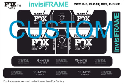 Fox Float DPS Performance E BIKE 2021 Decals
