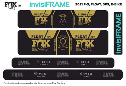 Fox Float DPS Performance E BIKE 2021 Decals