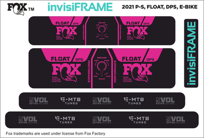 Fox Float DPS Performance E BIKE 2021 Decals