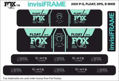 Fox Float DPS Performance E BIKE 2021 Decals