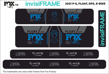 Fox Float DPS Performance E BIKE 2021 Decals