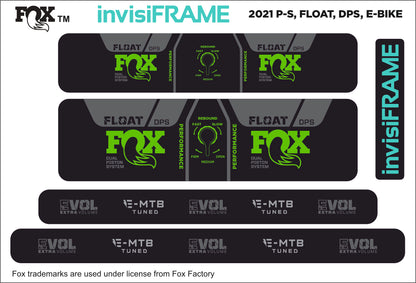 Fox Float DPS Performance E BIKE 2021 Decals