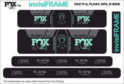 Fox Float DPS Performance E BIKE 2021 Decals