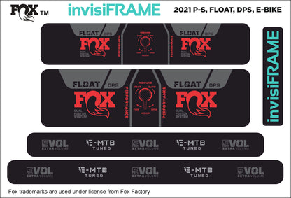 Fox Float DPS Performance E BIKE 2021 Decals