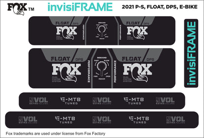 Fox Float DPS Performance E BIKE 2021 Decals