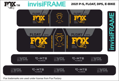 Fox Float DPS Performance E BIKE 2021 Decals
