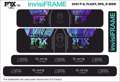 Fox Float DPS Performance E BIKE 2021 Decals