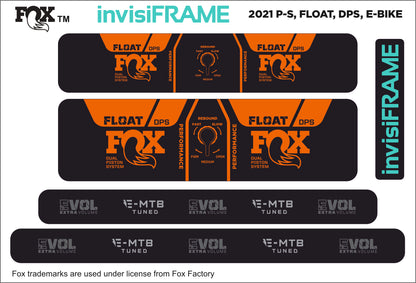 Fox Float DPS Performance E BIKE 2021 Decals