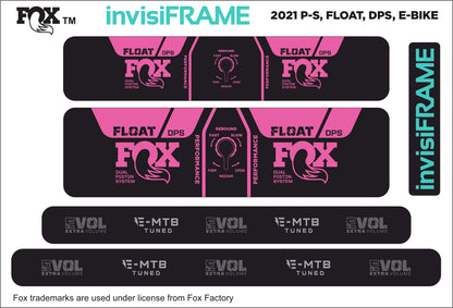 Fox Float DPS Performance E BIKE 2021 Decals
