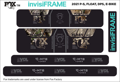 Fox Float DPS Performance E BIKE 2021 Decals