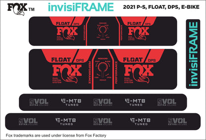 Fox Float DPS Performance E BIKE 2021 Decals