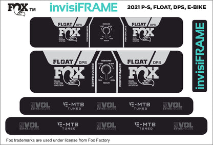 Fox Float DPS Performance E BIKE 2021 Decals