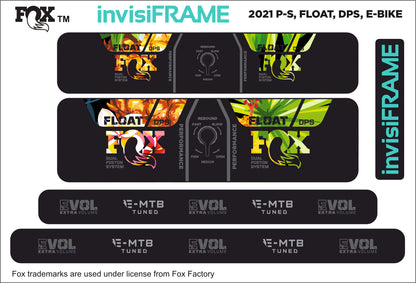 Fox Float DPS Performance E BIKE 2021 Decals