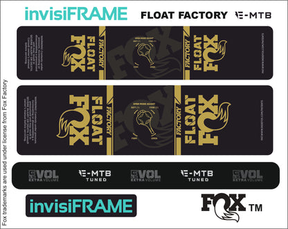 Fox Float Factory E MTB TUNED 2024 Decals