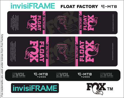 Fox Float Factory E MTB TUNED 2024 Decals
