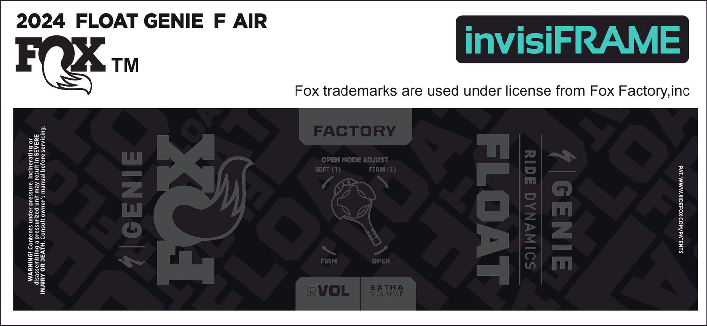 Fox Float Genie Factory 2024 Decals
