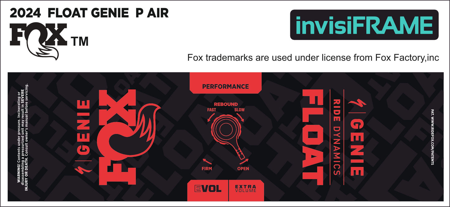 Fox Float Genie Performance 2024 Decals