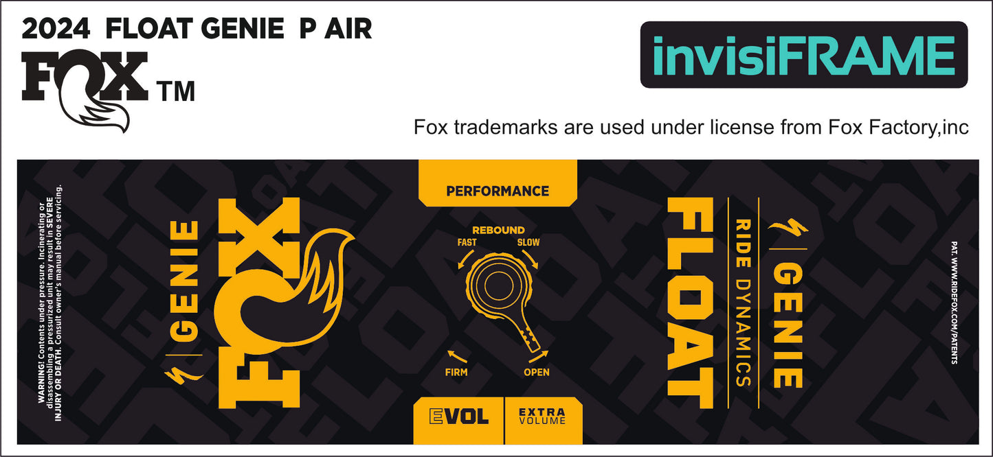 Fox Float Genie Performance 2024 Decals