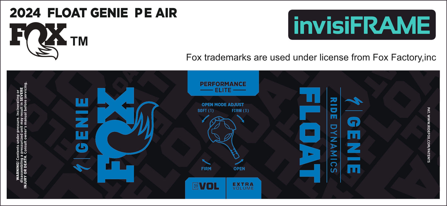 Fox Float Genie Performance Elite 2024 Decals