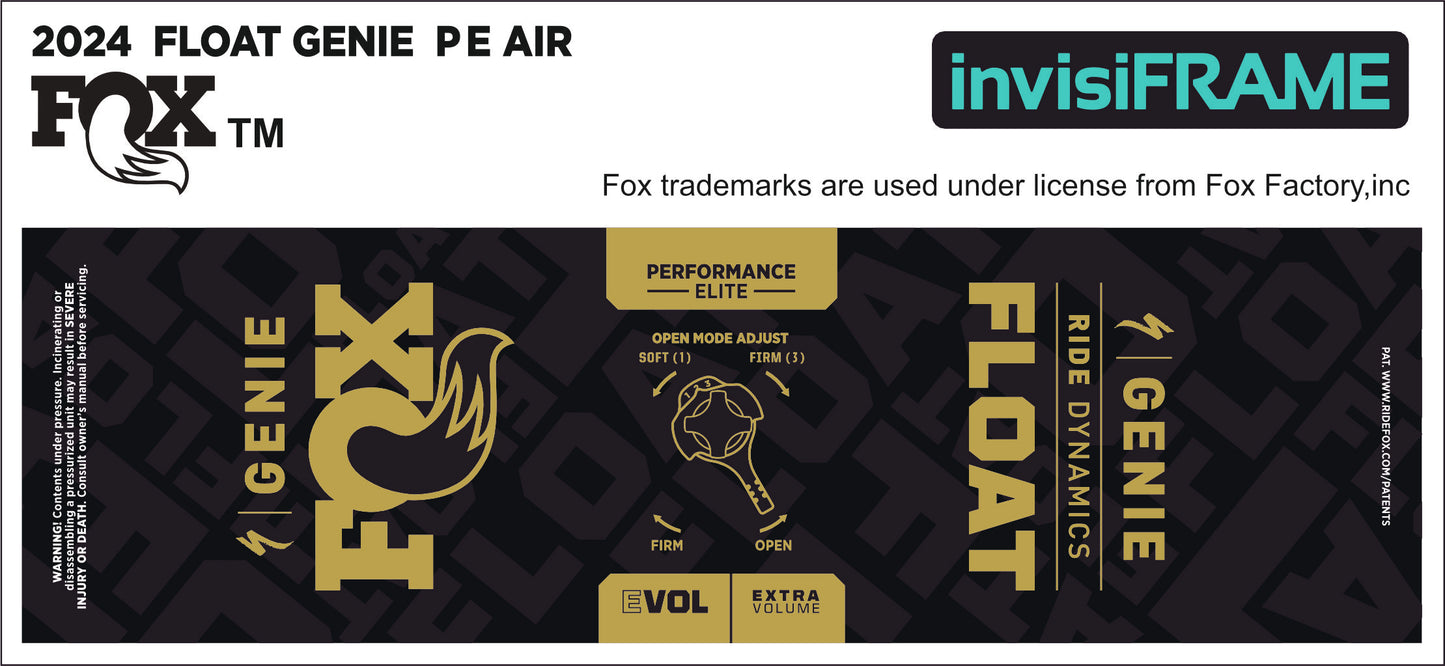 Fox Float Genie Performance Elite 2024 Decals