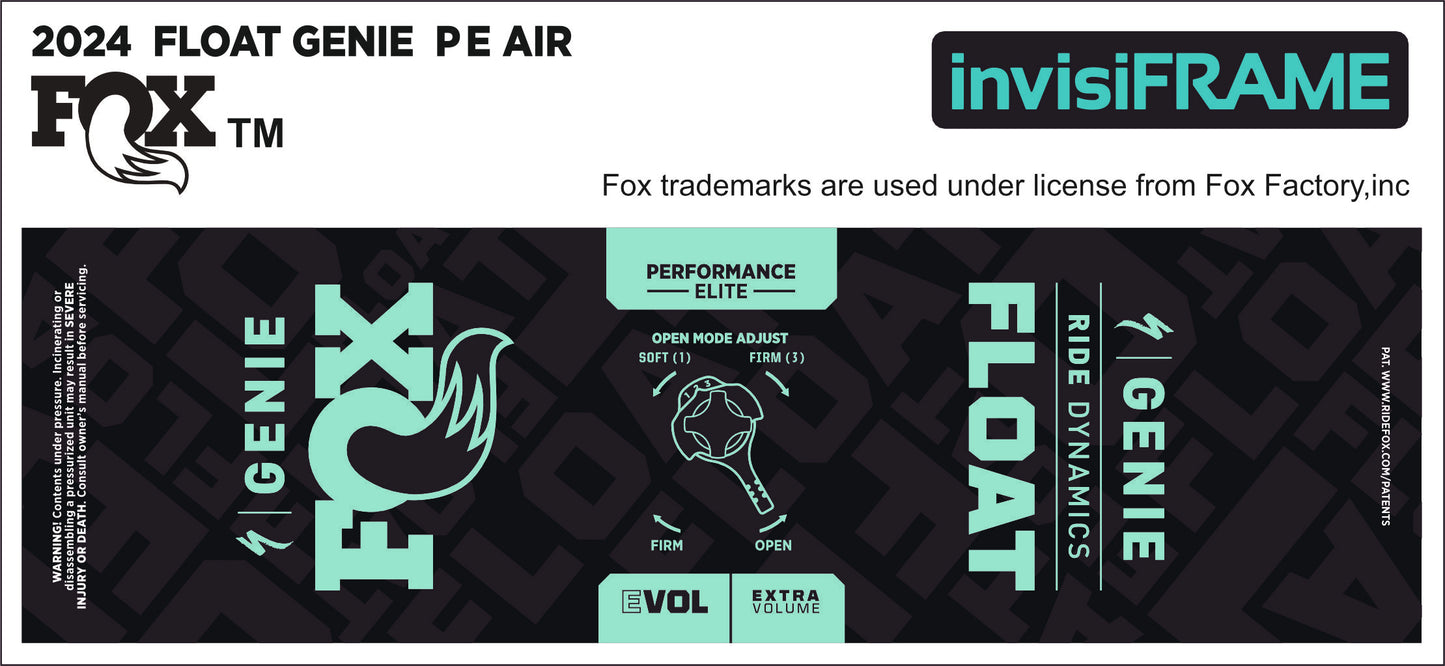 Fox Float Genie Performance Elite 2024 Decals