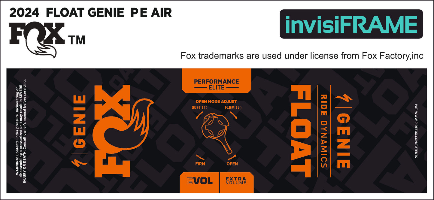 Fox Float Genie Performance Elite 2024 Decals