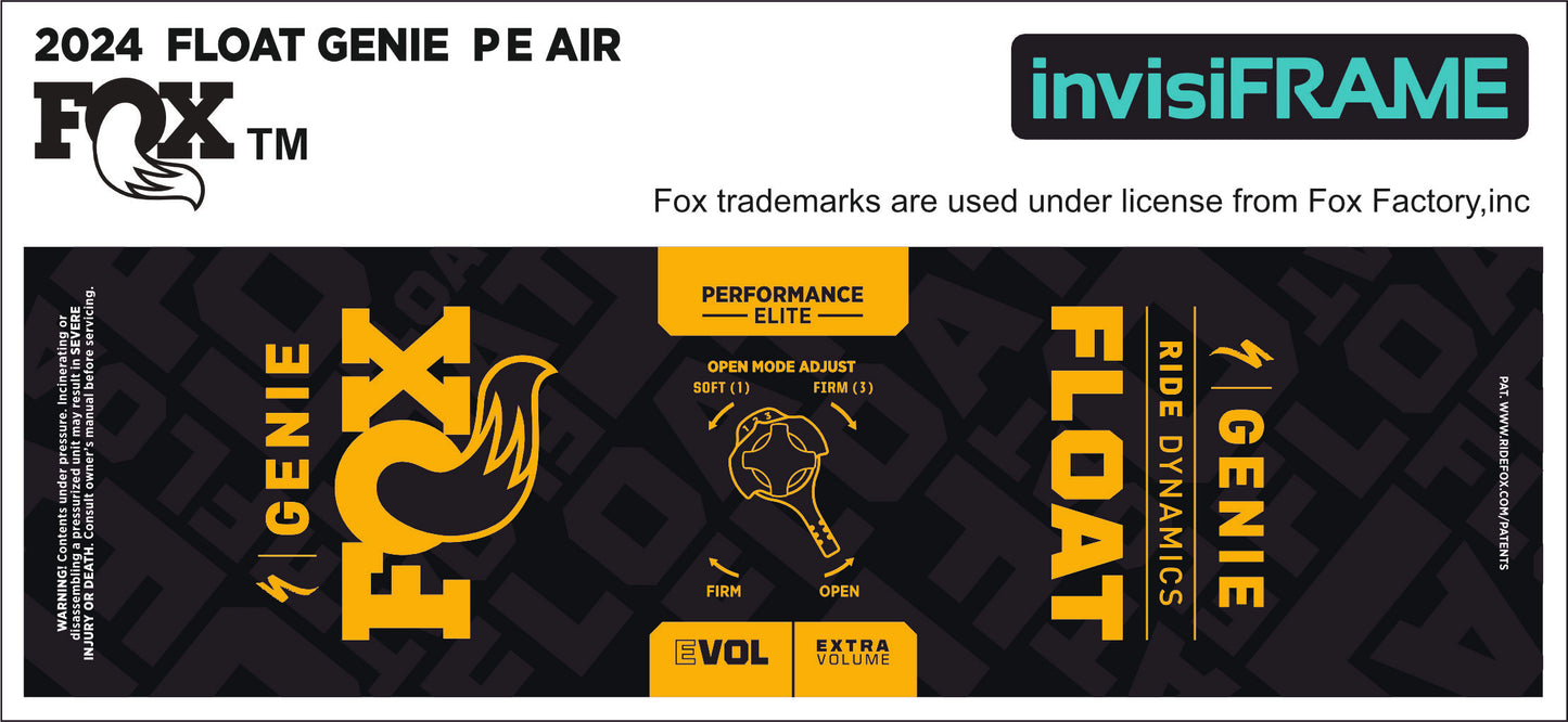 Fox Float Genie Performance Elite 2024 Decals