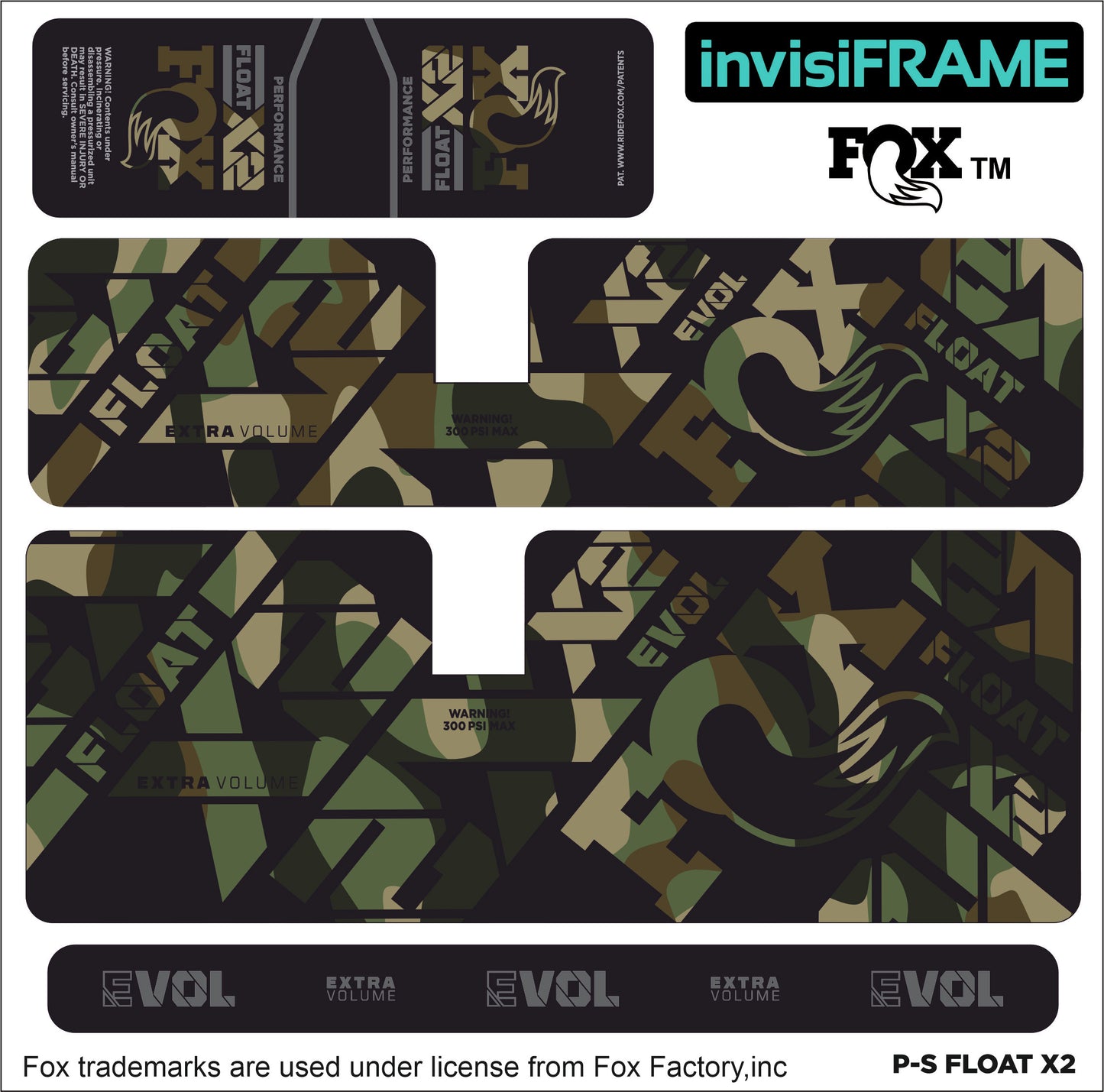 Fox Float X2 Performance 2022 Decals