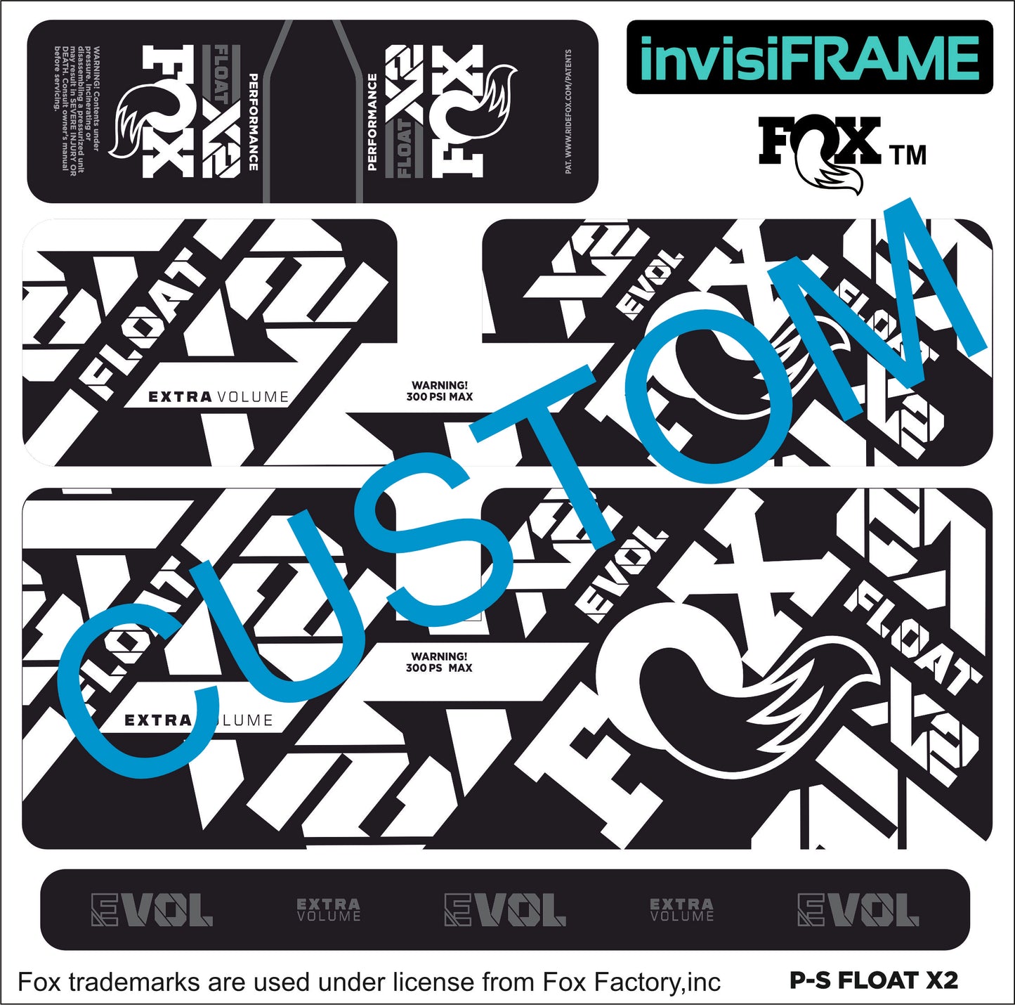 Fox Float X2 Performance 2022 Decals