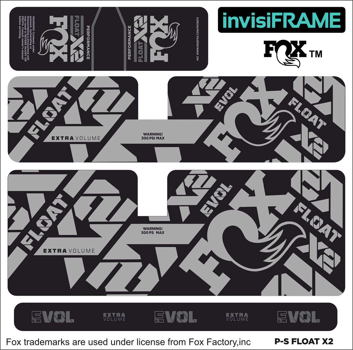 Fox Float X2 Performance 2022 Decals