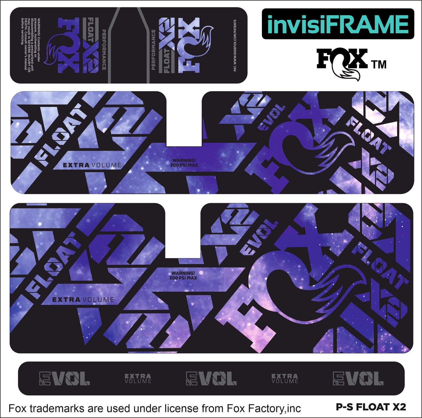 Fox Float X2 Performance 2022 Decals