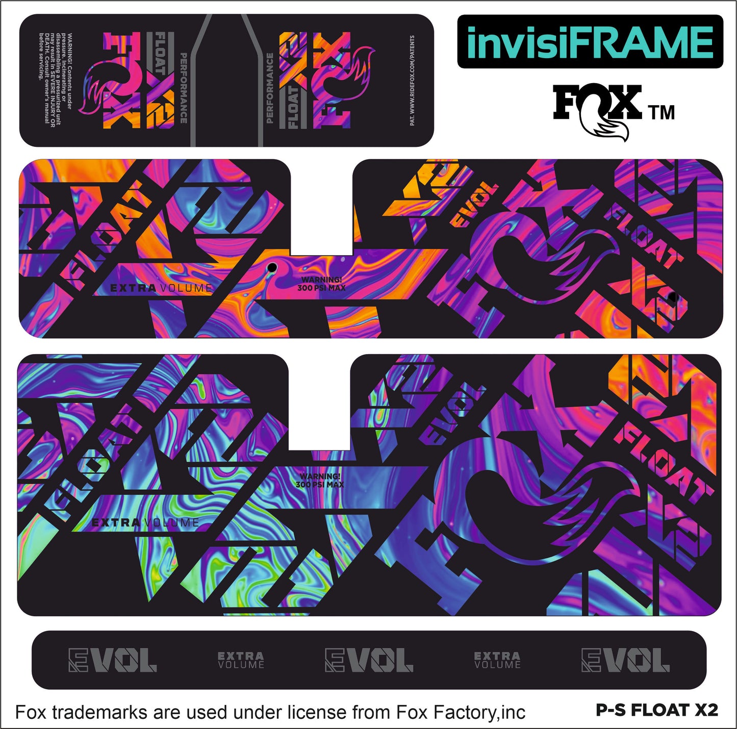 Fox Float X2 Performance 2022 Decals