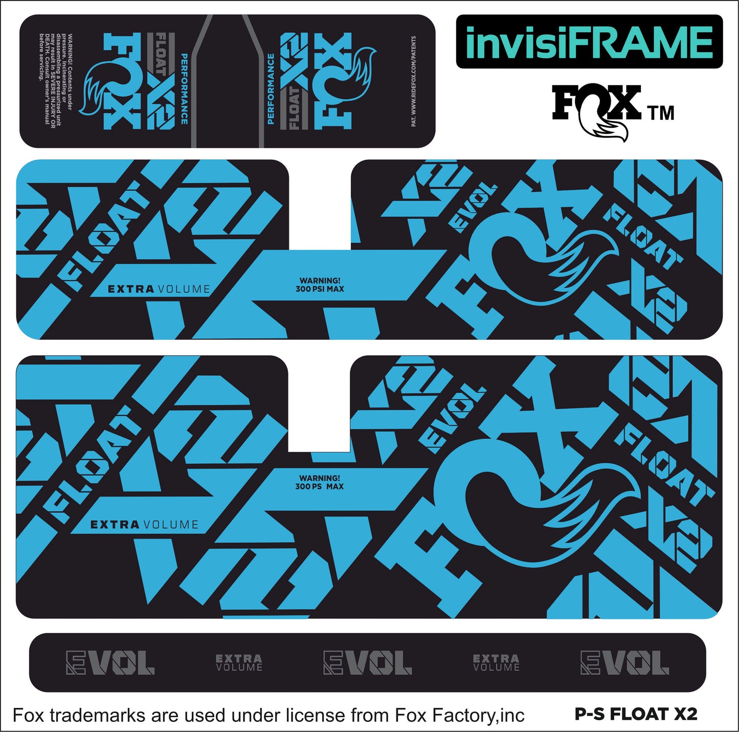 Fox Float X2 Performance 2022 Decals