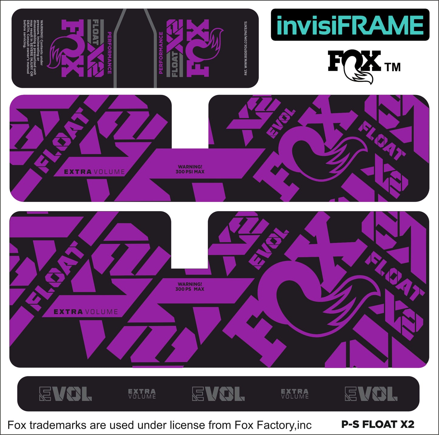 Fox Float X2 Performance 2022 Decals