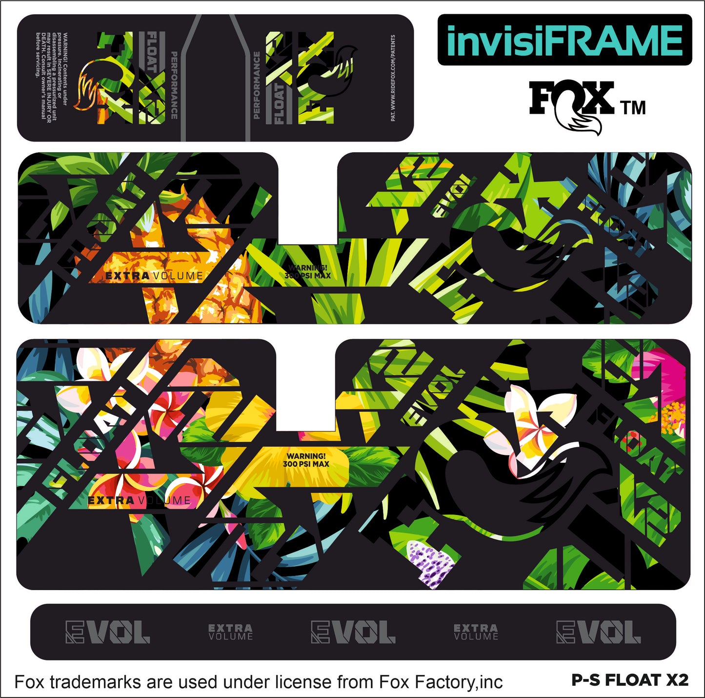 Fox Float X2 Performance 2022 Decals